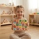 preview thumbnail 1 of 3, Wooden Alphabet Puzzle for Toddlers - ABC Learning Board with Shapes, Early Preschool Educational Toy for Kids