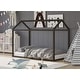 preview thumbnail 2 of 9, Perry Twin Solid Wood Canopy Bed