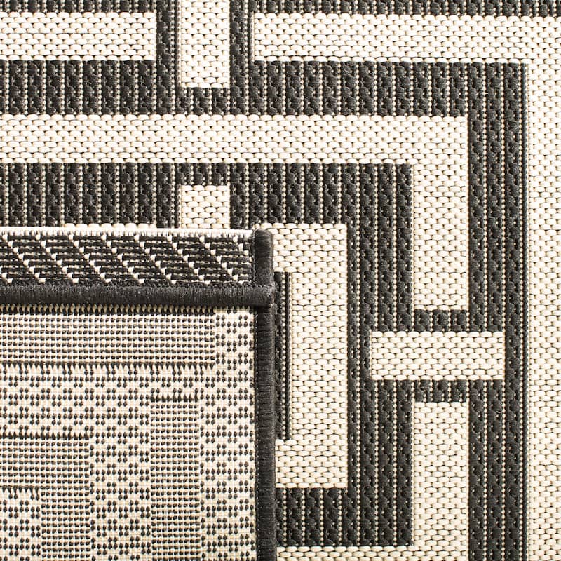 SAFAVIEH Courtyard Ginger Indoor/ Outdoor Waterproof Patio Backyard Rug