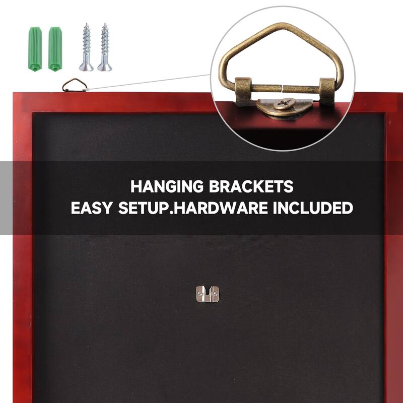 GSE™ Dart Backboard with Wood Frame and Felt. Wall Protector for Dart Board Surround