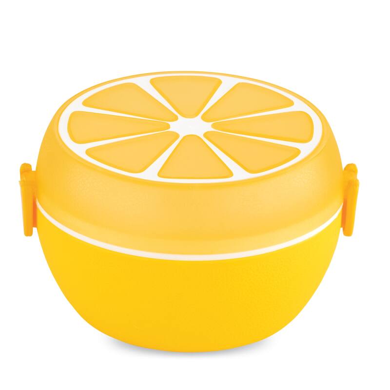 Grapefruit-Shaped Grapefruit Airtight Container - 5.500 x 5.500 x 3.750