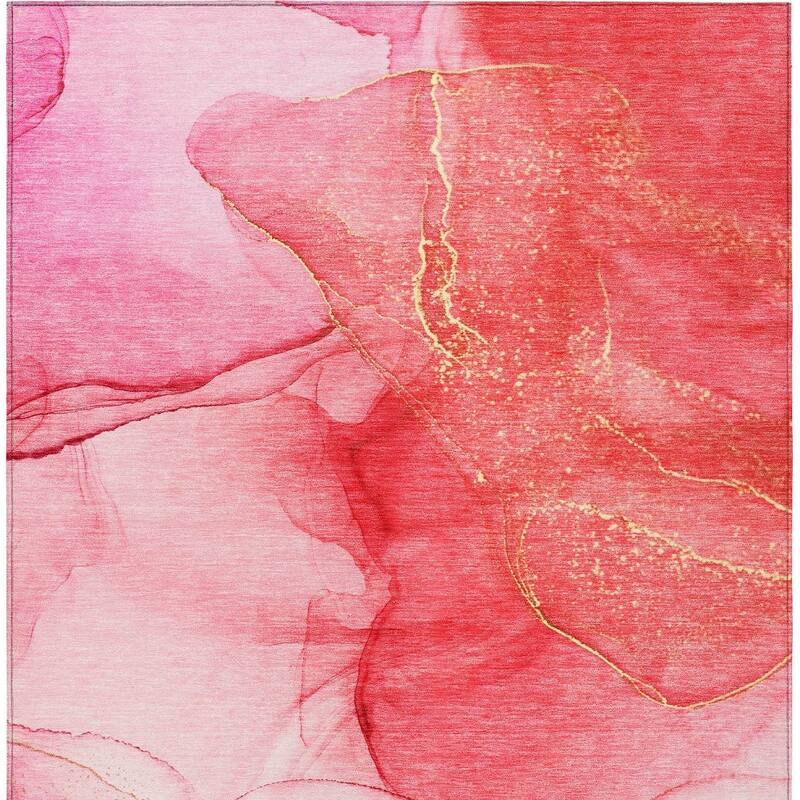 Gaz Unique Abstract Weather Resistant Classic Meets Modern Outdoor Rug