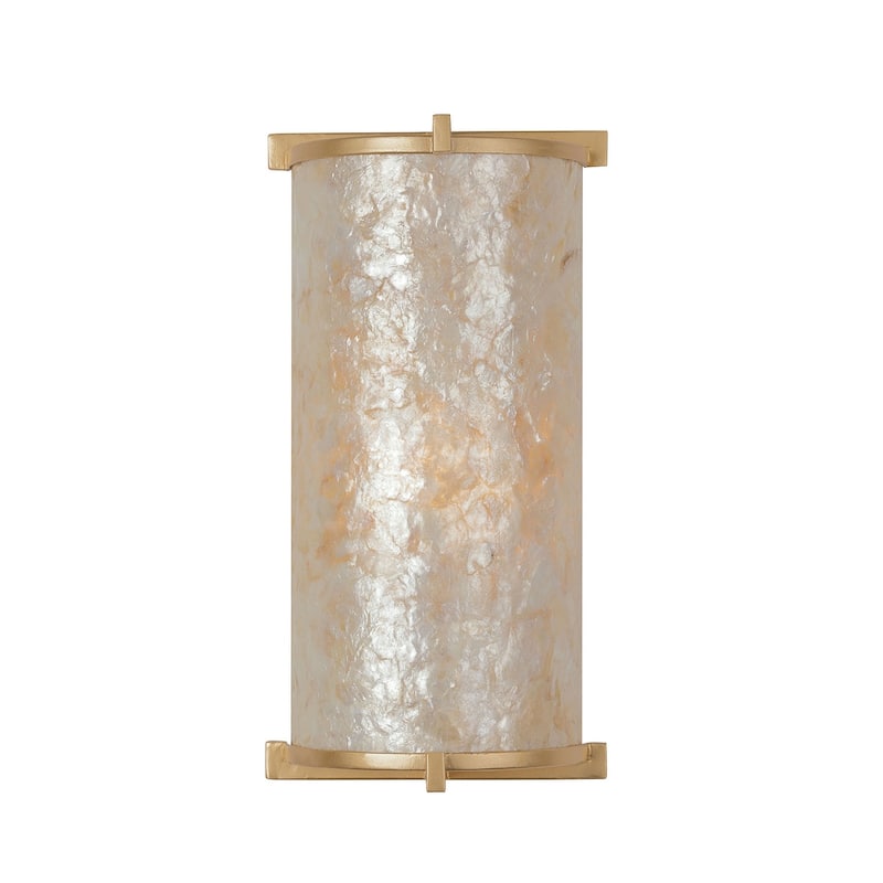 Metropolitan N1931 Sommers Bend 14" Tall Wall Sconce - Fawn Gold