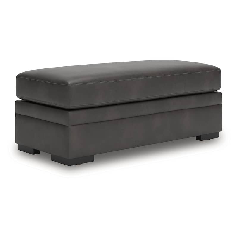 Signature Design by Ashley Dara Park Gray Oversized Accent Ottoman