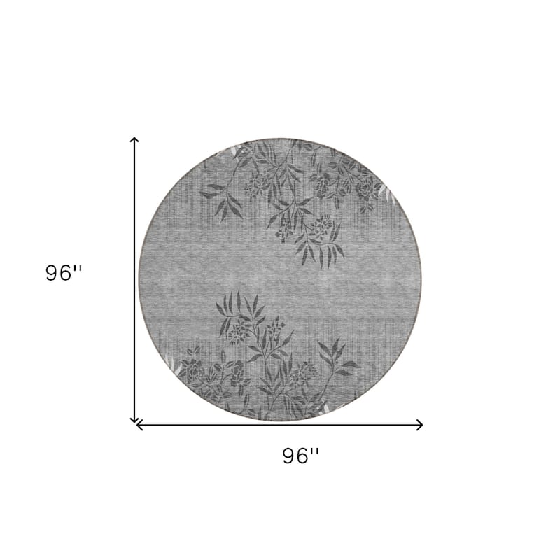 HomeRoots Floral Transitional Rectangle Outdoor Rug