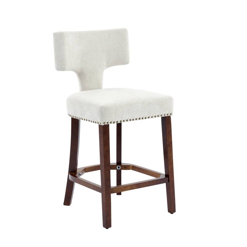 Mid Century Modern Counter Height Bar Stools Set Of 2