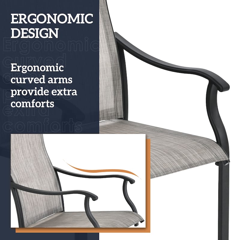 7-Piece Textilene Patio Dining Sets for Outdoor Living