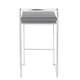 preview thumbnail 33 of 107, Silver Orchid Forrest Stainless Steel Stackable Fully Welded Counter Stool (Set of 2)