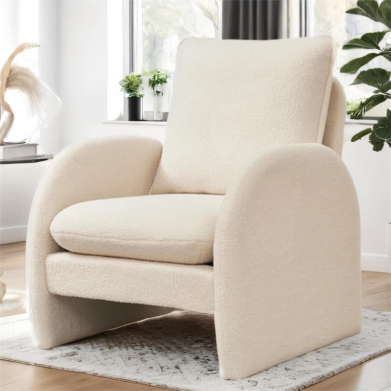 Upholstered Accent Chair, Lounge chair, Stylish and Ergonomic Design
