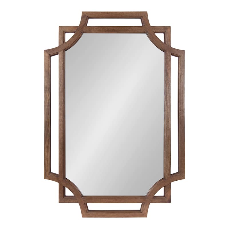 Kate and Laurel Minuette Wood Framed Wall Mirror