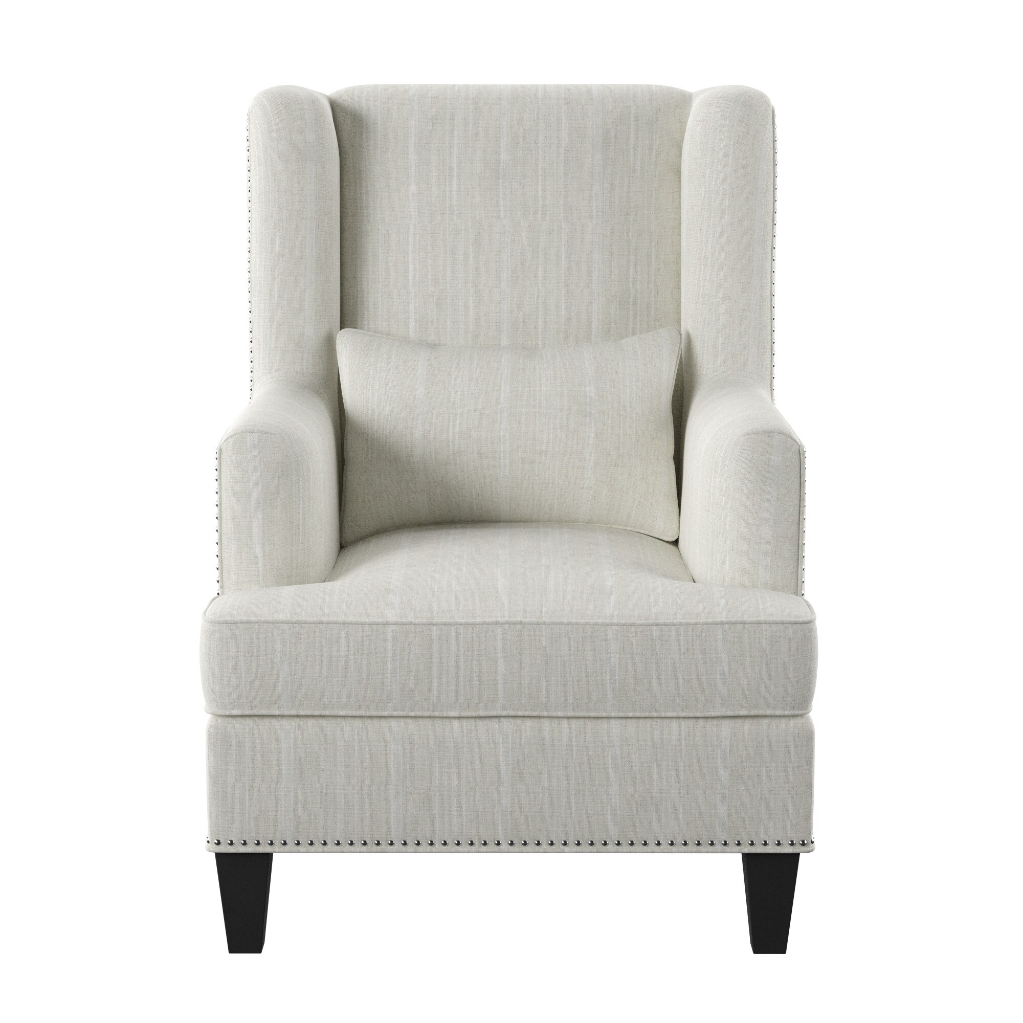 Emerald Home Isabella Natural and Slate Blue Accent Chair ...