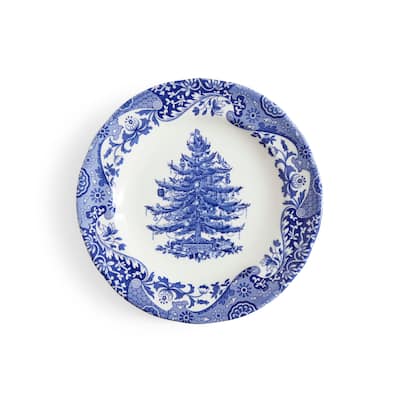 Spode Blue Italian 8 in Christmas Plate