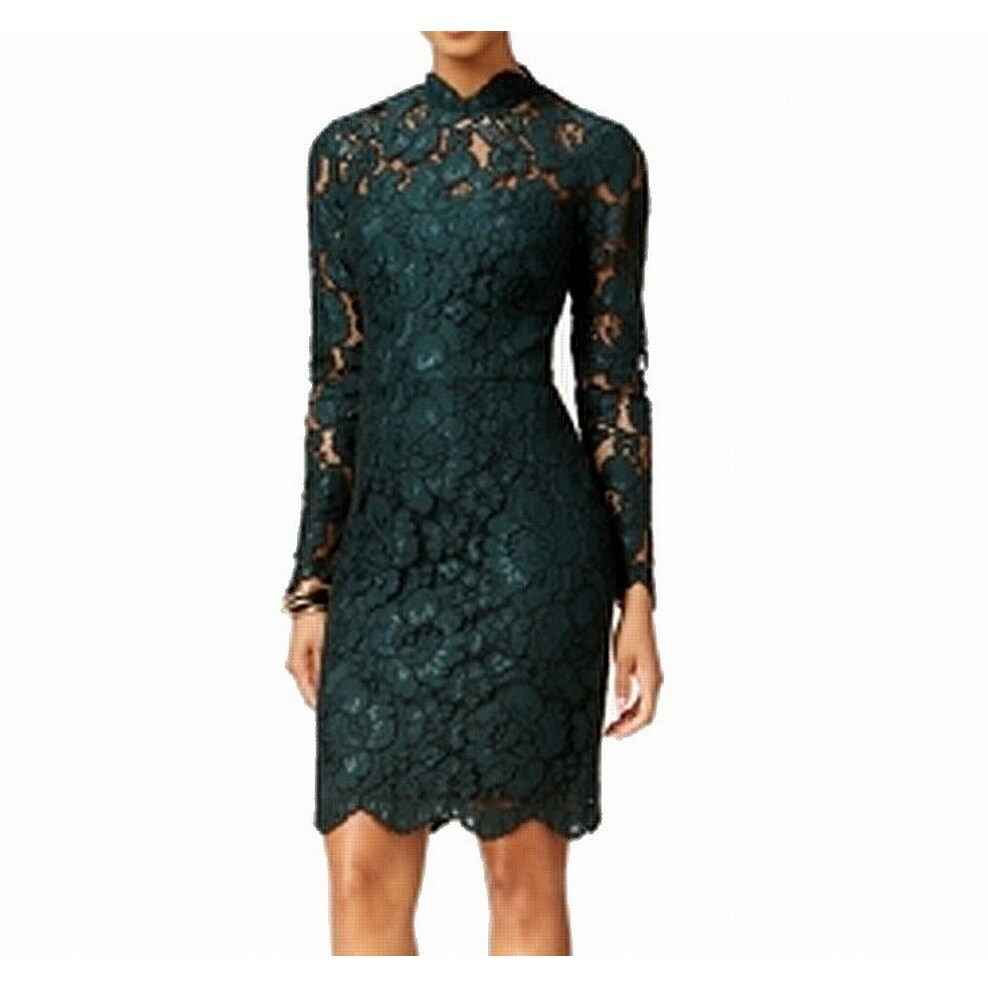 hunter green sheath dress