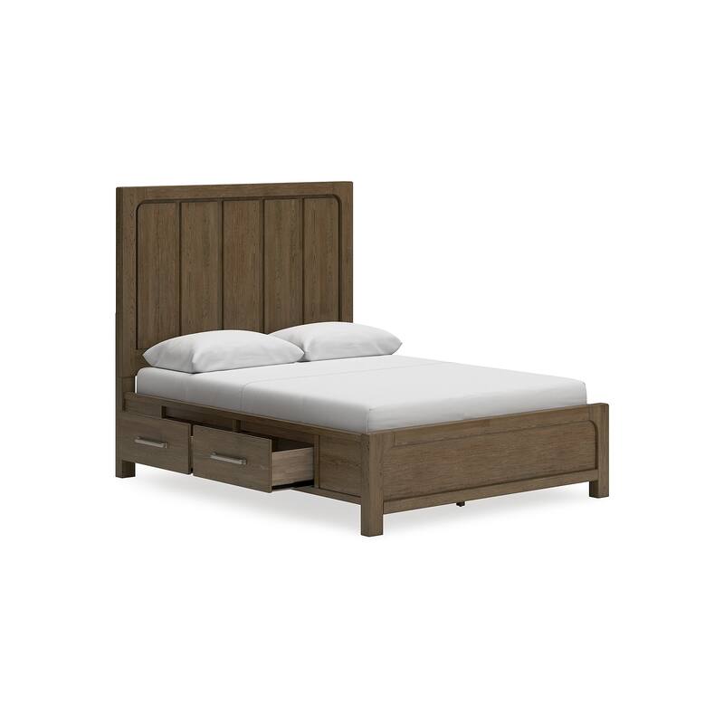 Signature Design by Ashley Cabalynn Brown Panel Bed with Storage