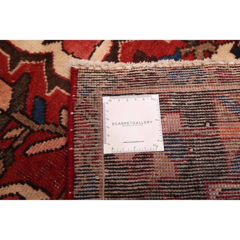 ECARPETGALLERY Hand-knotted Kayseri Vintage Red Wool Rug - 6'11 x 9'9