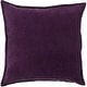 preview thumbnail 8 of 57, Artistic Weavers Harrell Solid Velvet 22-inch Throw Pillow Down - Plum