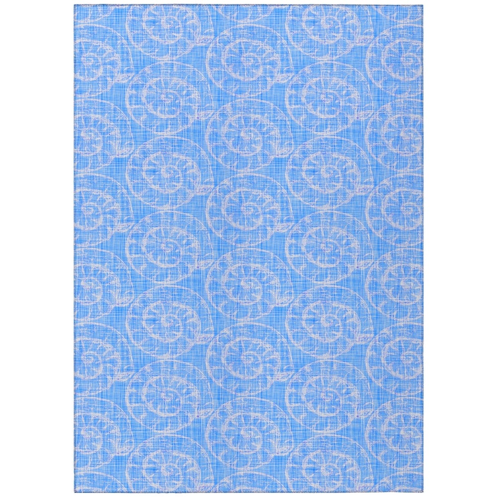 Indoor/ Outdoor Surfside Imprints Washable Rug New