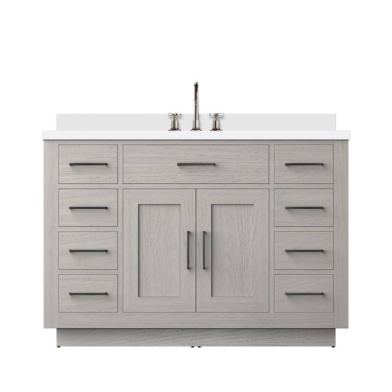 Abbey Bath Vanity with Quartz Top, Sink and Faucet