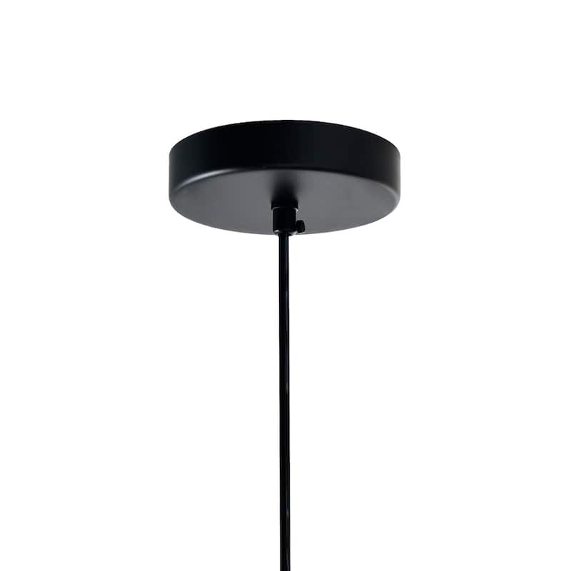 Dynamic 10 Inch 1 Light Down Mini Pendant With Black Finish