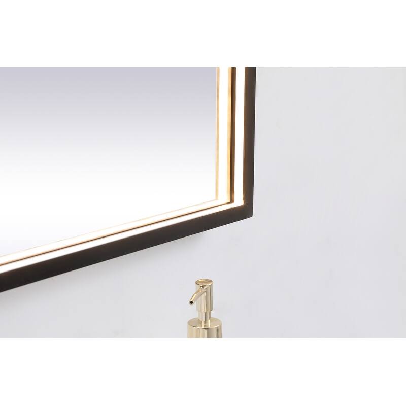 Indigo Home 42x60 inch LED mirror with adjustable color temperature