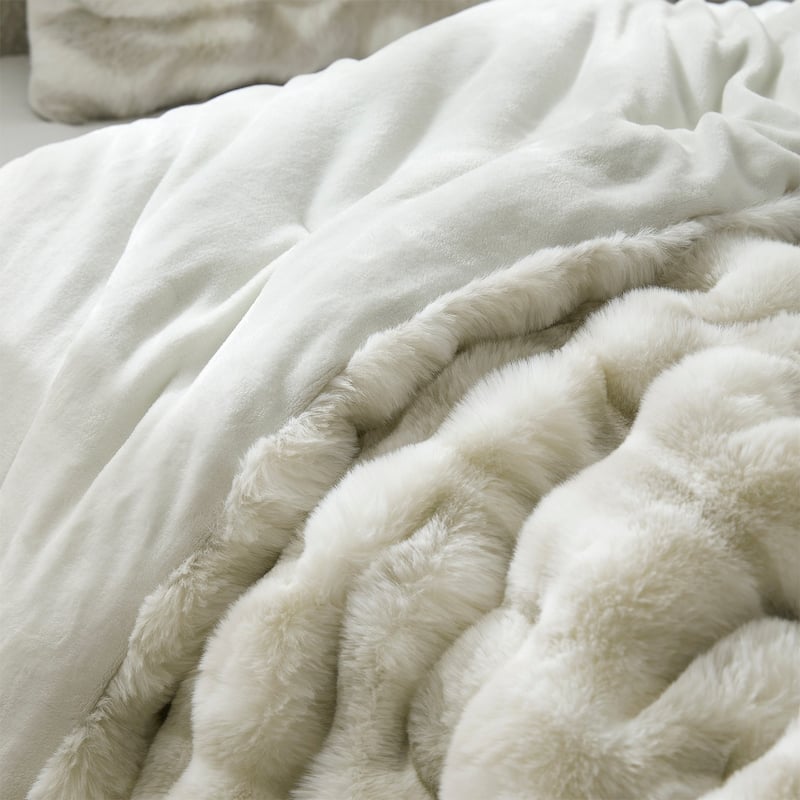Oh Deer® - Coma Inducer® Oversized Comforter Set - White-Tailed Gray