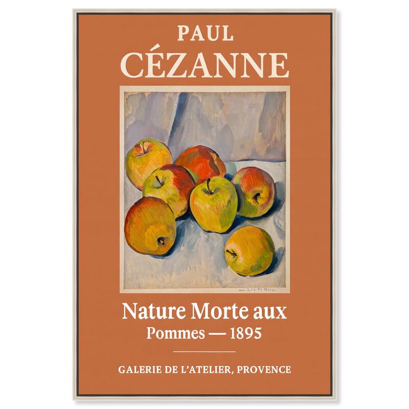 Apples of Cezanne Canvas by Art Remedy - Silver - 16" x 24"