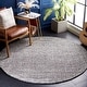 preview thumbnail 68 of 191, SAFAVIEH Handmade Abstract Lottie Modern Wool Rug 10' Round - Black/Ivory