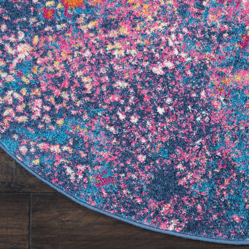 Roni Power Loomed Abstract Area Rug By HomeRoots - 5' x 8'