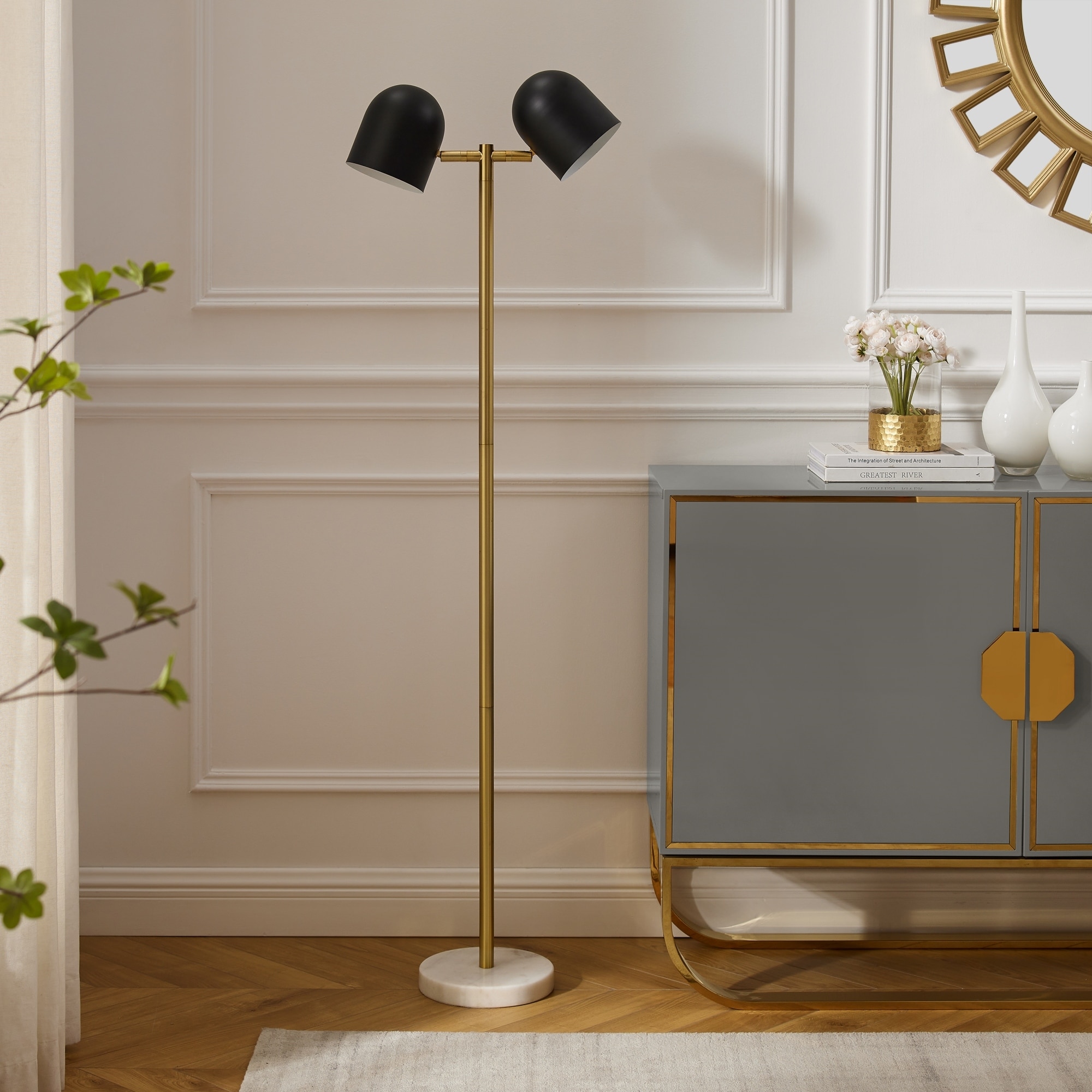 2 light floor lamp online