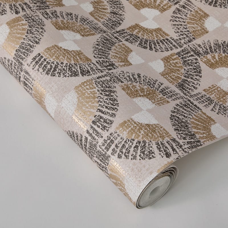 Tempaper Faux Grasscloth Fans Peel And Stick Wallpaper