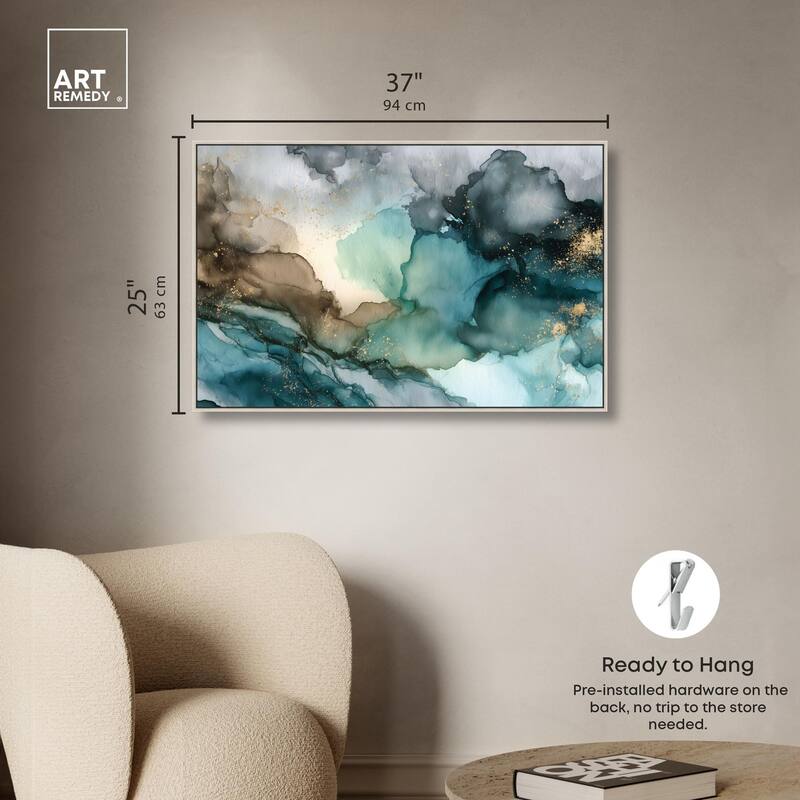 Veiled Inlet Canvas by Art Remedy