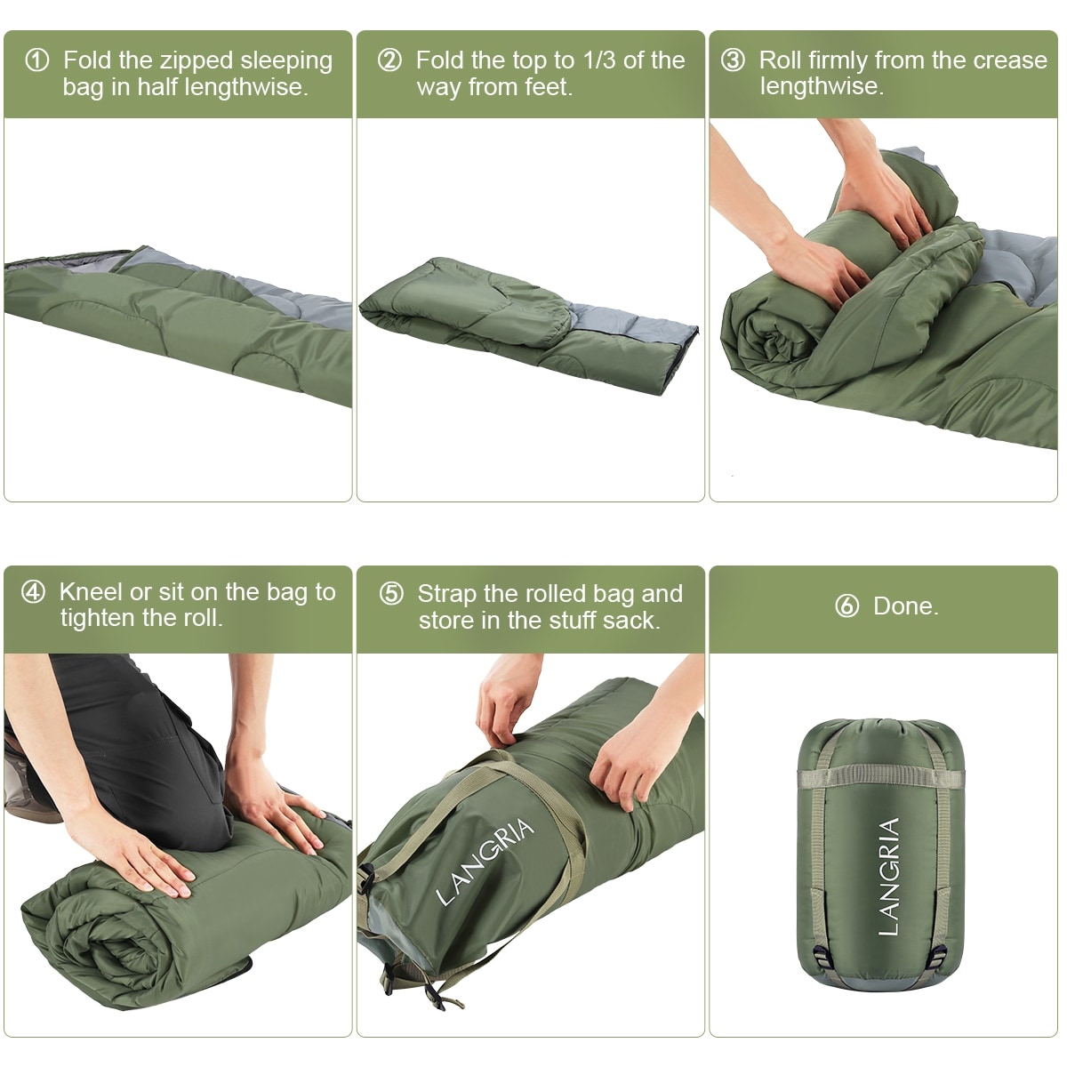 Langria Envelope Sleeping Bag 3 Season Compact Bags For S Indoor Outdoor Lightweight Langria Envelope Sleeping Bag 3 Season Compact Bags For S Indoor Outdoor Lightweight