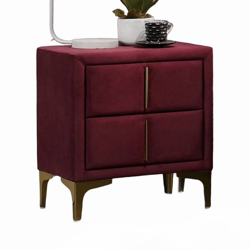 Red And Gold Coated 1pc Nightstand Bar Pull Handle
