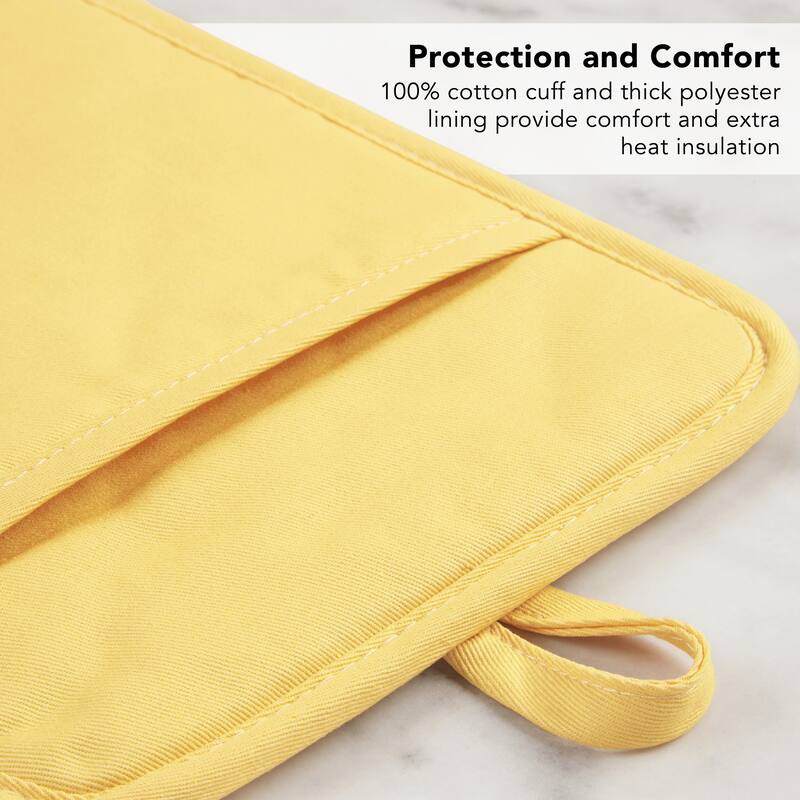 KitchenAid Ribbed Soft Silicone Pot Holder 2-Pack Set, 7"x9"