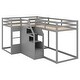 preview thumbnail 16 of 16, Metal Twin-over-Twin Bunk Bed with Guardrails, Separable into 2 Beds, Space-Saving