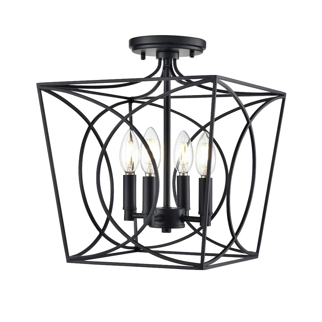 Tracy 4-Light Semi-Flush Ceiling Mount