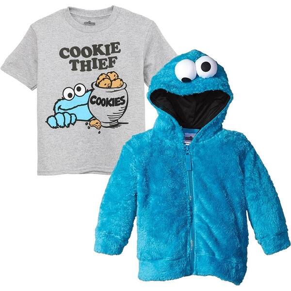 Shop Sesame Street Boys 2t 4t Cookie Monster Costume Hoodie T