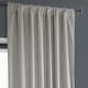 preview thumbnail 87 of 140, Exclusive Fabrics Heritage Plush Velvet Room Darkening Curtain (1 Panel) - Luxurious Single Drapery for Enhanced Room Darkening