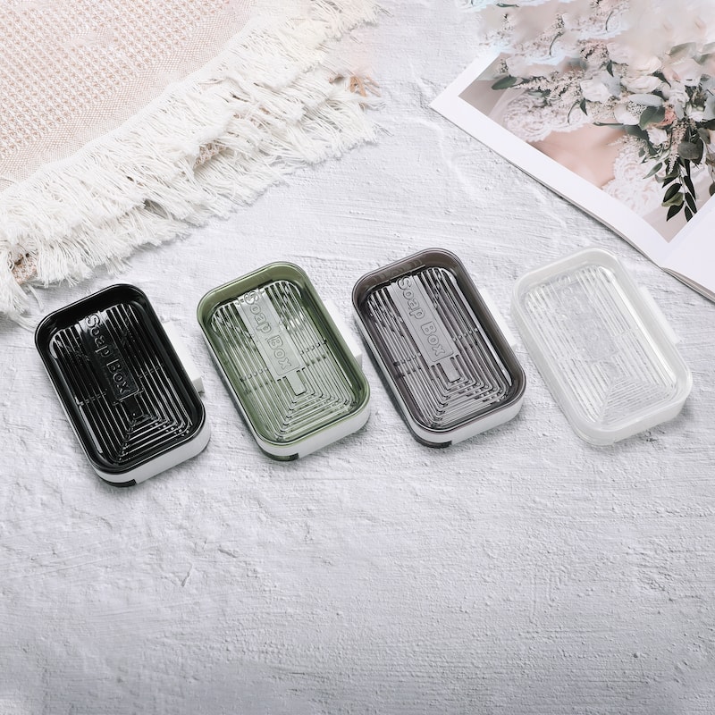 Wall Mounted Single Layer Soap Dish for Bathroom Kitchen
