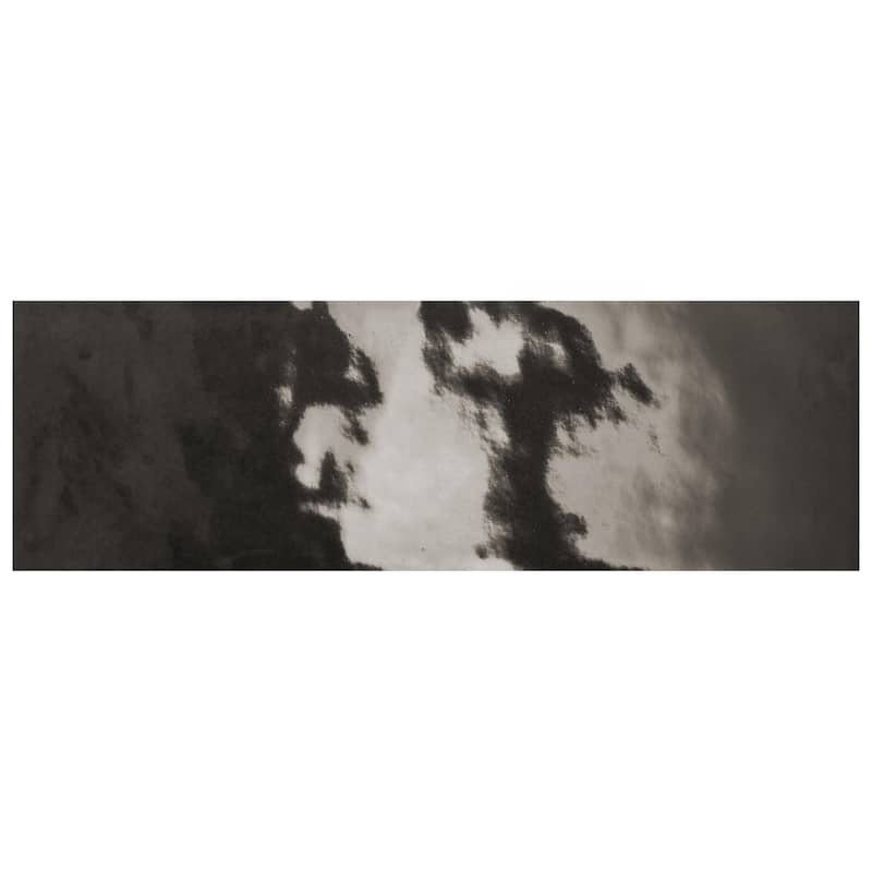 Merola Tile Coco Glossy Black Hat 2" x 5-7/8" Porcelain Wall Tile - Sample swatch
