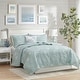 preview thumbnail 3 of 12, Harbor House Seaside 4 Piece Cotton Reversible Embroidered Quilt Set with Throw Pillow