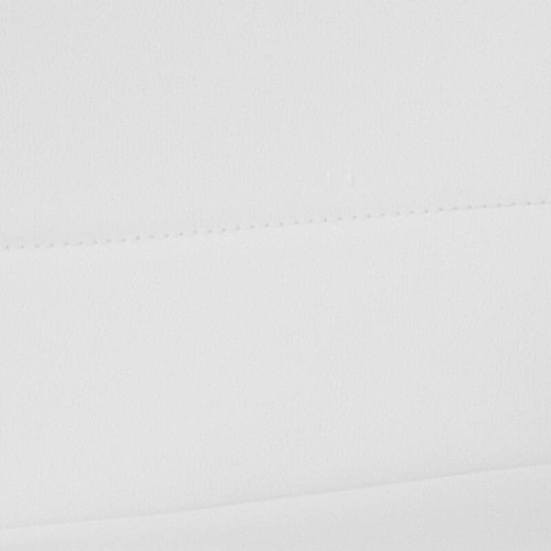 Vinyl Adjustable Height Barstool - 16.25"W x 19.5"D x 36.75" - 44.75"H