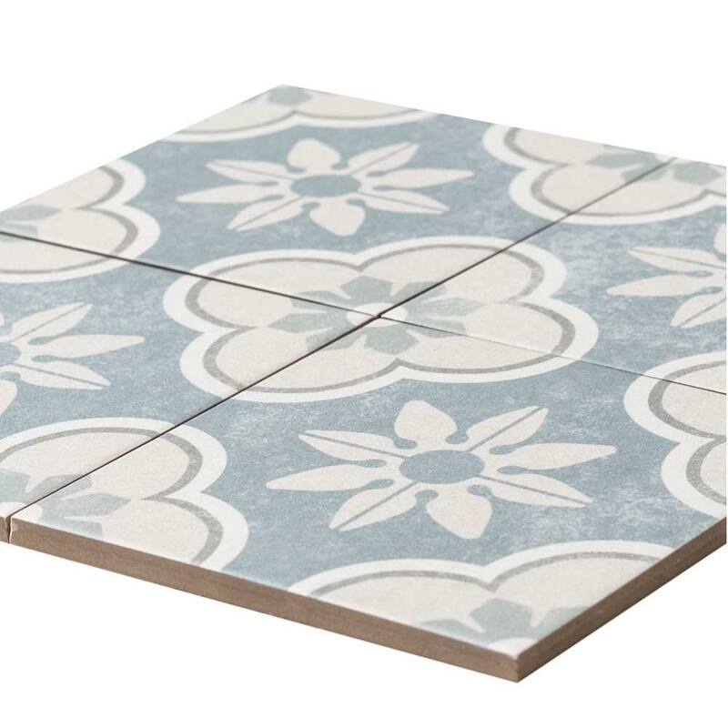 The Tile Life Oheka 6x6 Porcelain Floor & Wall Tile