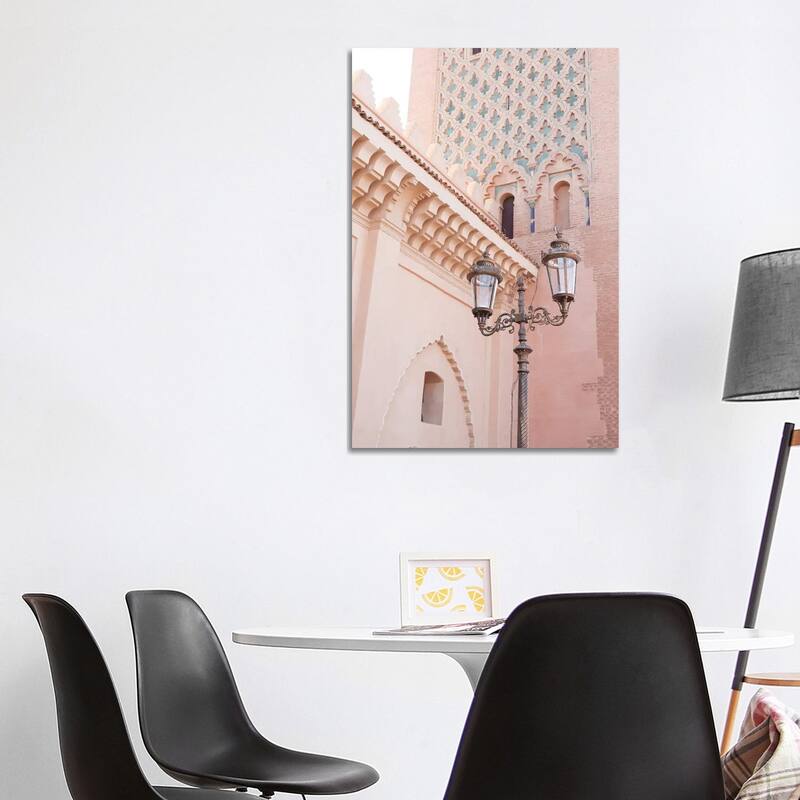 iCanvas "Pink Architecture In Marrakech" by Henrike Schenk Canvas Print - 40x26x1.5