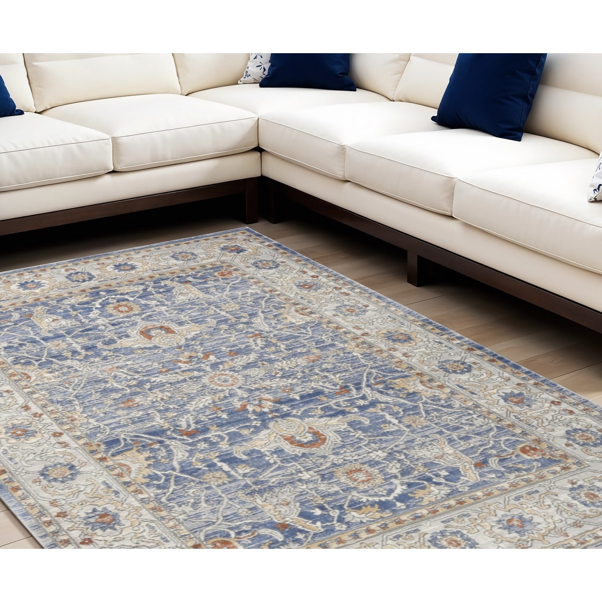 Nevu Power Loomed Area Rug By HomeRoots - 110' X '79' X '0.5
