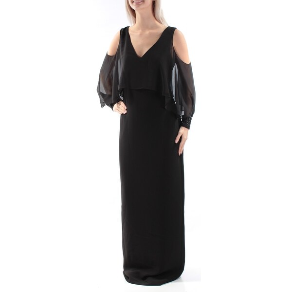 calvin klein black formal dress