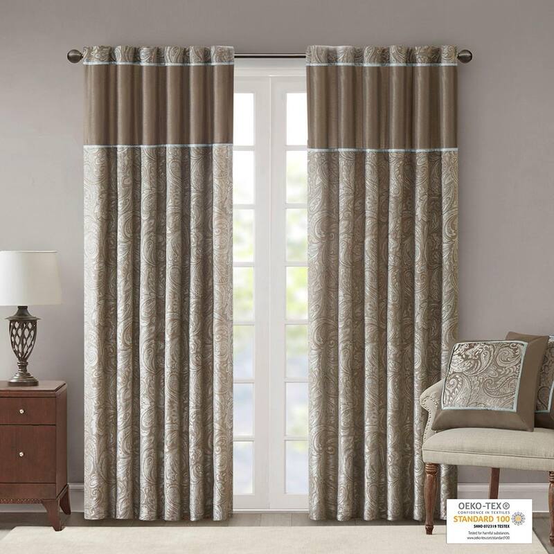Jacquard Curtain Panel Pair(2 Pcs Window Panels)