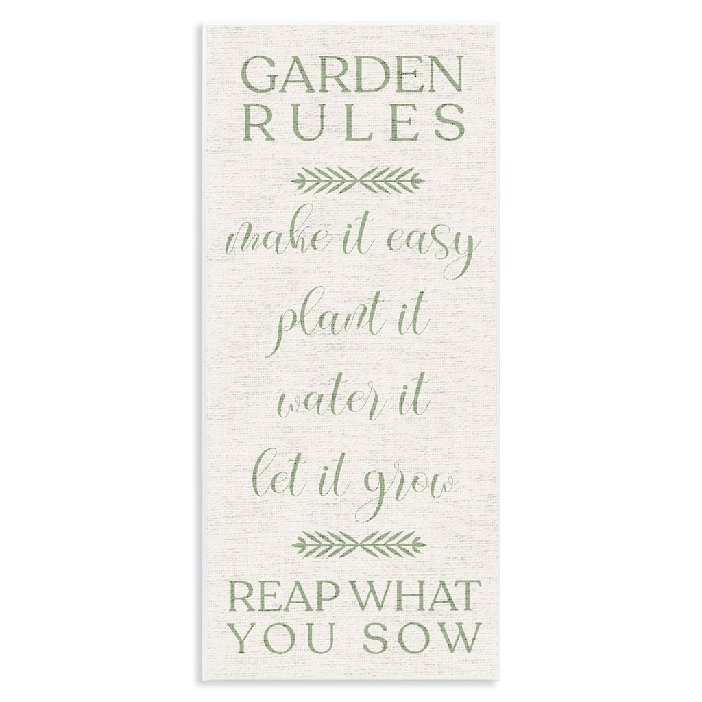 Stupell Country Garden Rules Wall Plaque Art Design By Lil' Rue