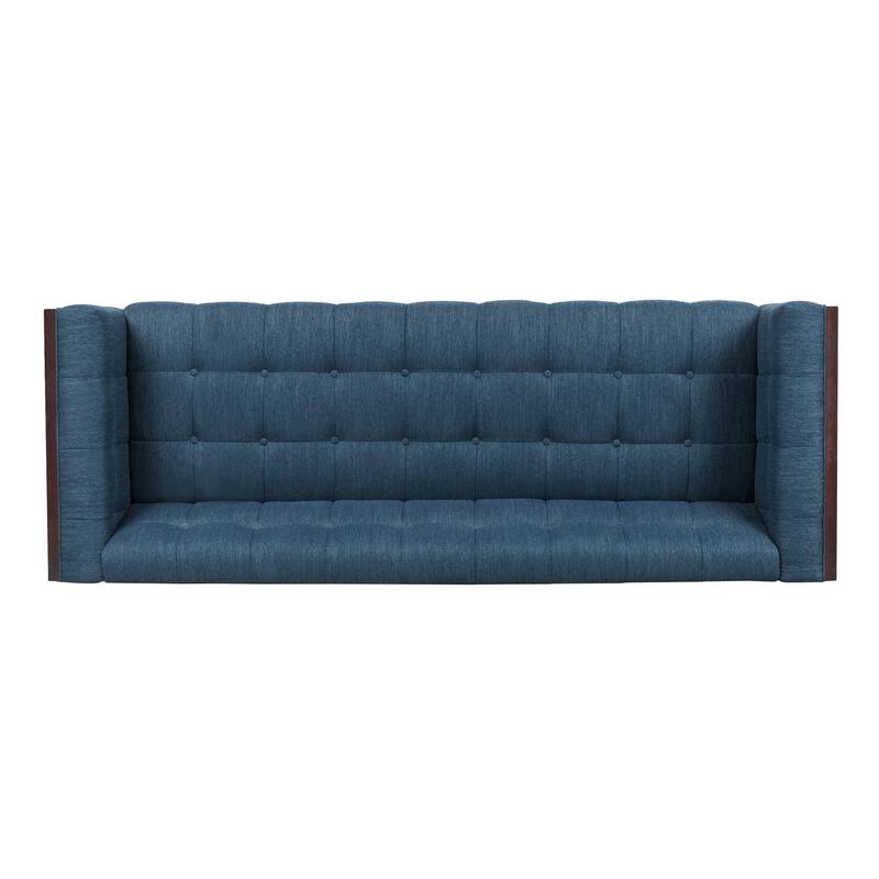 Contemporary Design Button-Tufted Upholstered Sofa