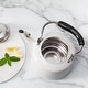 preview thumbnail 11 of 20, Martha Stewart Kingstree Large 2 Qt Heavy Gauge Whistling Tea Kettle - Stainless Steel